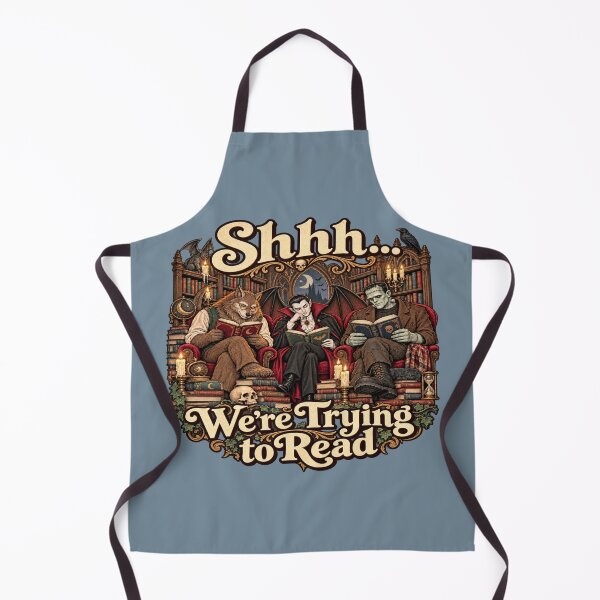 Item preview, Gothic Monster Book Club for Spooky Readers designed and sold by POD DYNASTY | Original Print On Demand T-Shirt Graphics.
