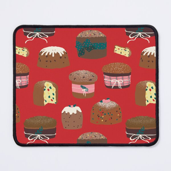 Item preview, Italian Christmas Panettone Cakes in Holly Red designed and sold by YesterdayColl.
