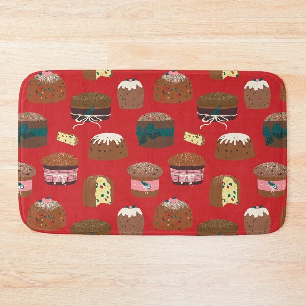 Item preview, Italian Christmas Panettone Cakes in Holly Red designed and sold by YesterdayColl.