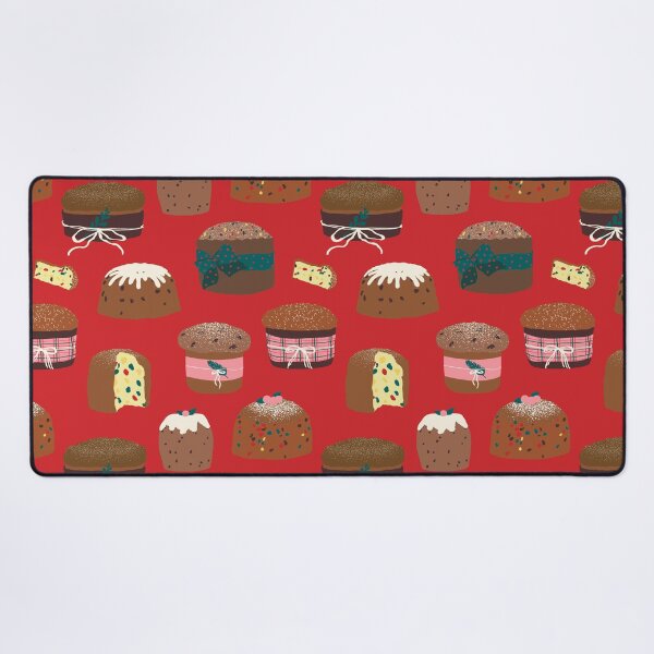Item preview, Italian Christmas Panettone Cakes in Holly Red designed and sold by YesterdayColl.