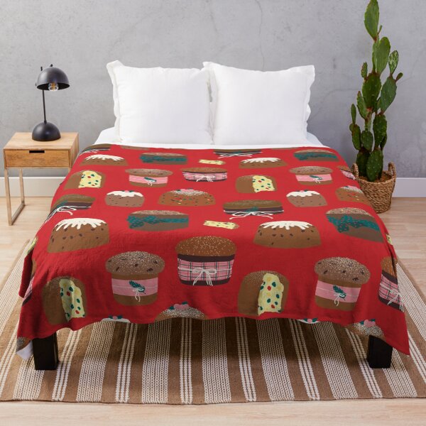 Item preview, Italian Christmas Panettone Cakes in Holly Red designed and sold by YesterdayColl.