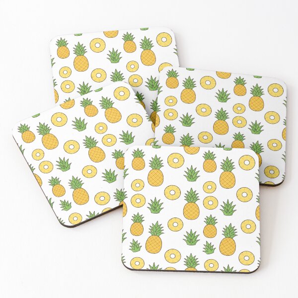 Item preview, Cute Tropical Pineapple Fruit Pattern Design designed and sold by Owcomm.