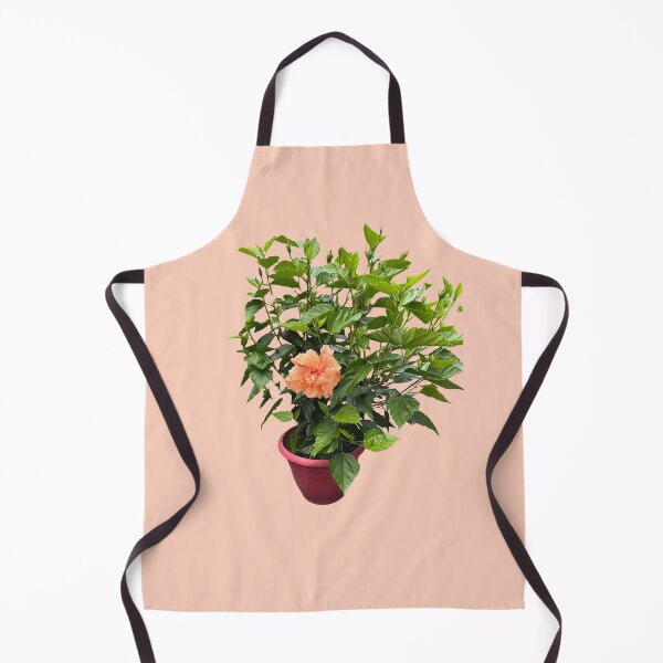 Item preview, hibiscus flower plant, peach color designed and sold by EleniA8.