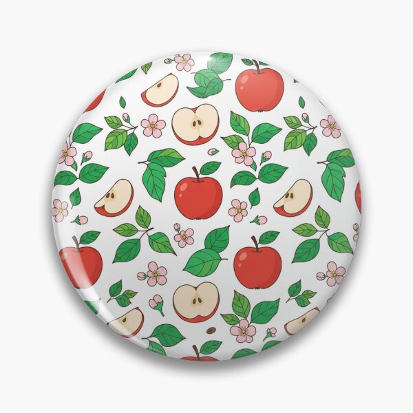 Item preview, Red Apple Fruit Pattern Fresh Orchard Design designed and sold by Owcomm.