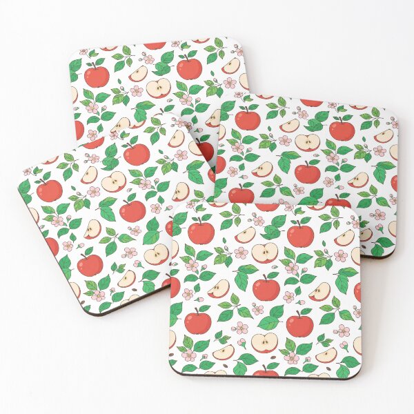 Item preview, Red Apple Fruit Pattern Fresh Orchard Design designed and sold by Owcomm.