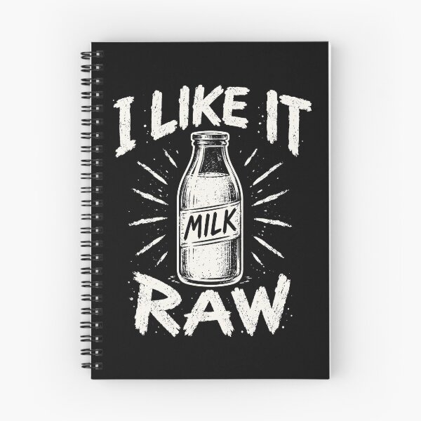 Item preview, I Like It Raw Vintage Milk Bottle Dairy Humor designed and sold by Victor Shadehorn.