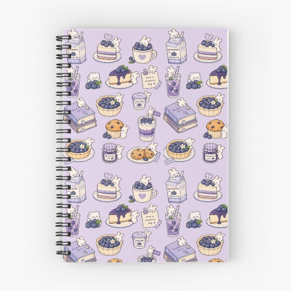 Item preview, Cute Blueberry Bunny Aesthetic Sticker Collage – Kawaii Blueberry Desserts & Purple Cottagecore designed and sold by StickerJas.