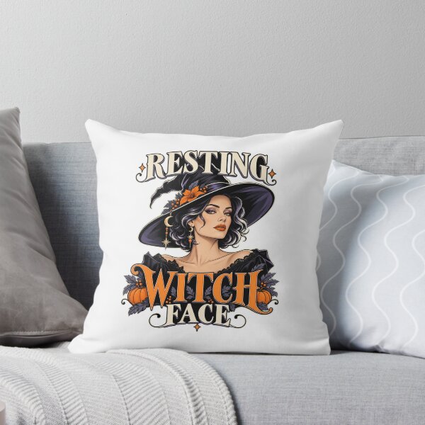 Item preview, Resting Witch Face Gothic Halloween Art designed and sold by epic-phrases.