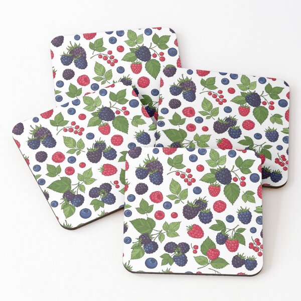 Item preview, Delicious Summer Berry Pattern With Mixed Fruits designed and sold by Owcomm.