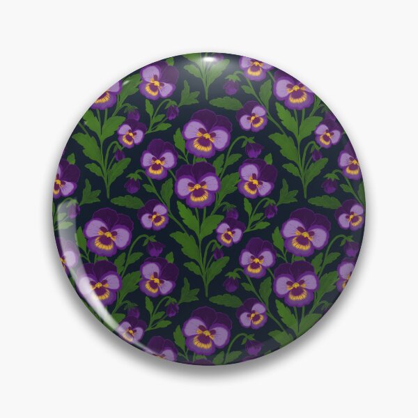 Item preview, Purple Pansies — Botanical Seamless Pattern designed and sold by LaPolilladPapel.