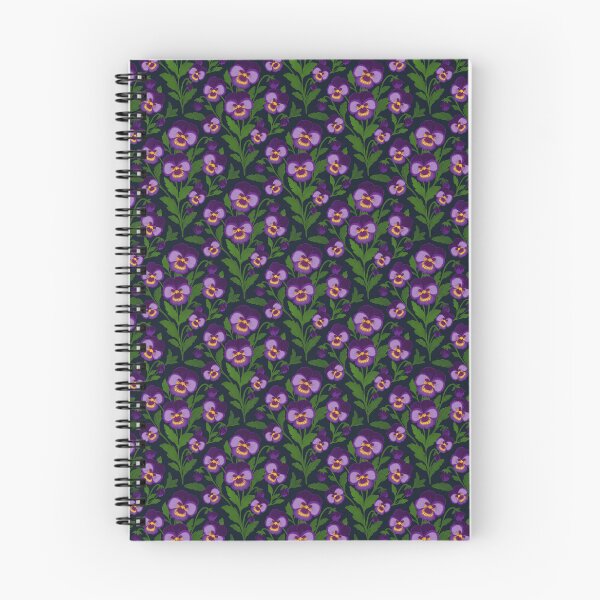 Item preview, Purple Pansies — Botanical Seamless Pattern designed and sold by LaPolilladPapel.