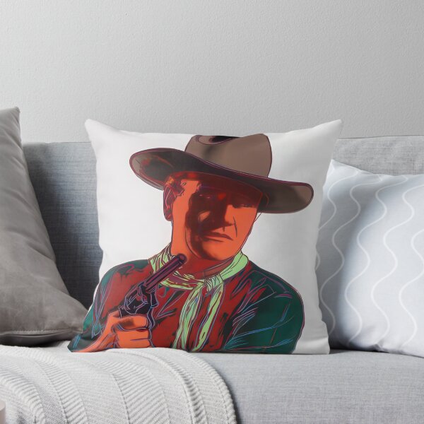 Item preview, John Wayne ( F. & S. II.377) (unique) - Signed Print by Andy Warhol designed and sold by stevengrossman.