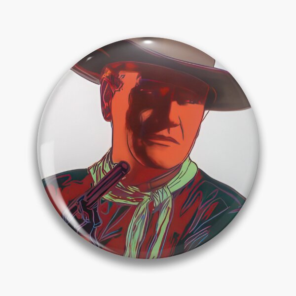 Item preview, John Wayne ( F. & S. II.377) (unique) - Signed Print by Andy Warhol designed and sold by stevengrossman.
