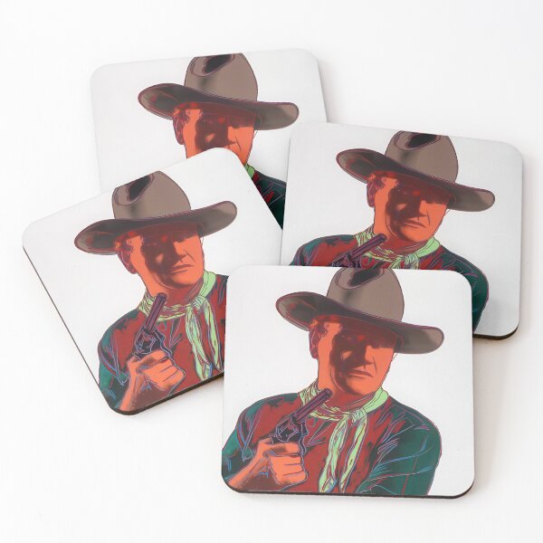 Item preview, John Wayne ( F. & S. II.377) (unique) - Signed Print by Andy Warhol designed and sold by stevengrossman.