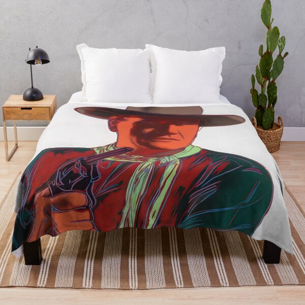 Item preview, John Wayne ( F. & S. II.377) (unique) - Signed Print by Andy Warhol designed and sold by stevengrossman.