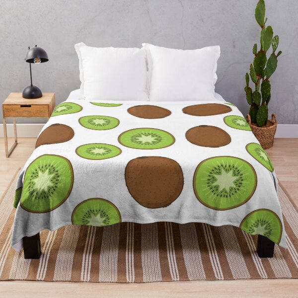 Item preview, Fresh Green Kiwi Fruit Pattern Illustration designed and sold by Owcomm.