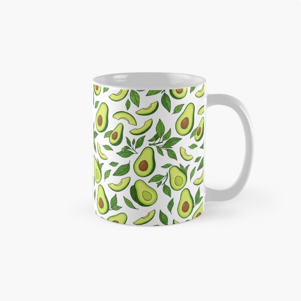 Item preview, Fresh Green Avocado Fruit Pattern designed and sold by Owcomm.