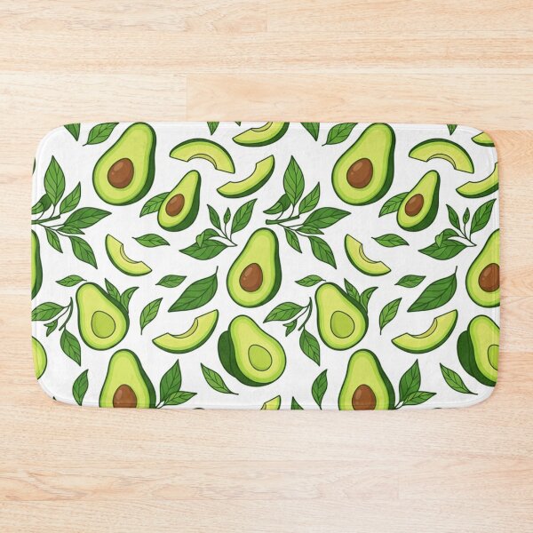 Item preview, Fresh Green Avocado Fruit Pattern designed and sold by Owcomm.