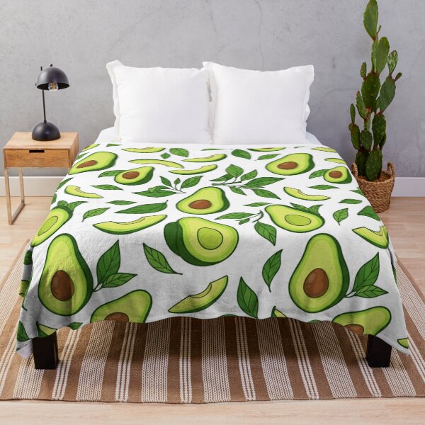 Item preview, Fresh Green Avocado Fruit Pattern designed and sold by Owcomm.
