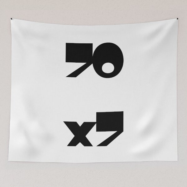 Item preview, 70x7 Seventy Times Seven Abstract Geometric Christian Forgiveness Art Black Version designed and sold by LensDyn™.