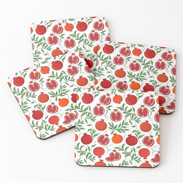 Item preview, Vibrant Red Pomegranate Fruit Pattern designed and sold by Owcomm.