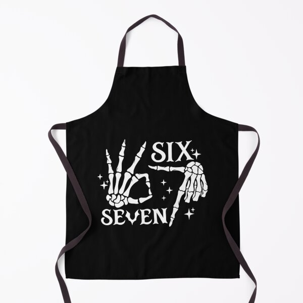 Item preview, Funny Skeleton Six Seven Meme Hand Sign Halloween designed and sold by Krasnovaovaova.
