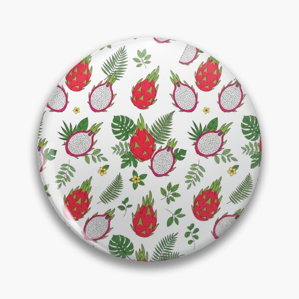 Item preview, Tropical Dragon Fruit Pitaya Seamless Pattern designed and sold by Owcomm.