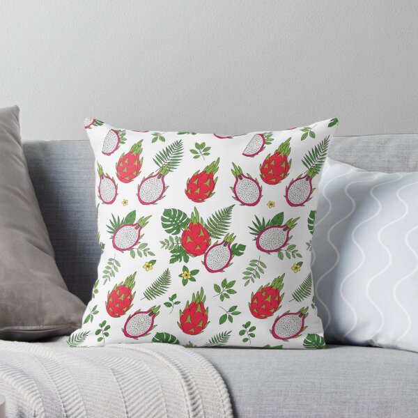 Item preview, Tropical Dragon Fruit Pitaya Seamless Pattern designed and sold by Owcomm.