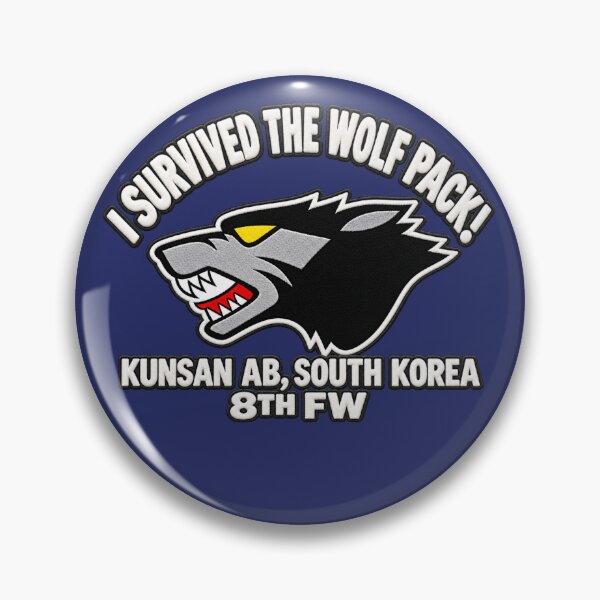 Item preview, I Survived One Year Remote – Kunsan AB, South Korea Wolfpack 8th FW designed and sold by BB Design Garage.