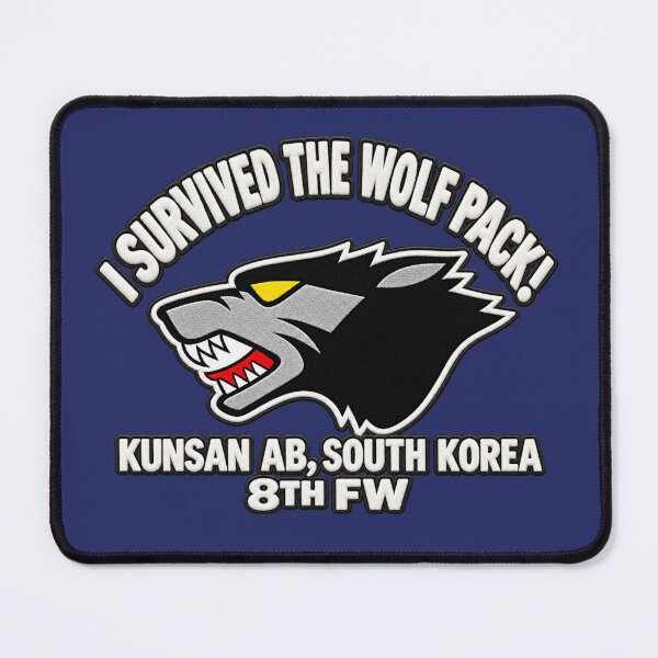 Item preview, I Survived One Year Remote – Kunsan AB, South Korea Wolfpack 8th FW designed and sold by BB Design Garage.