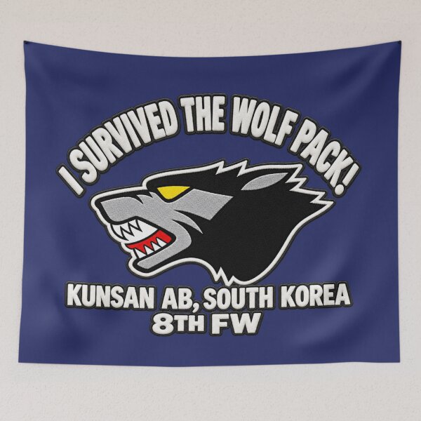 Item preview, I Survived One Year Remote – Kunsan AB, South Korea Wolfpack 8th FW designed and sold by BB Design Garage.