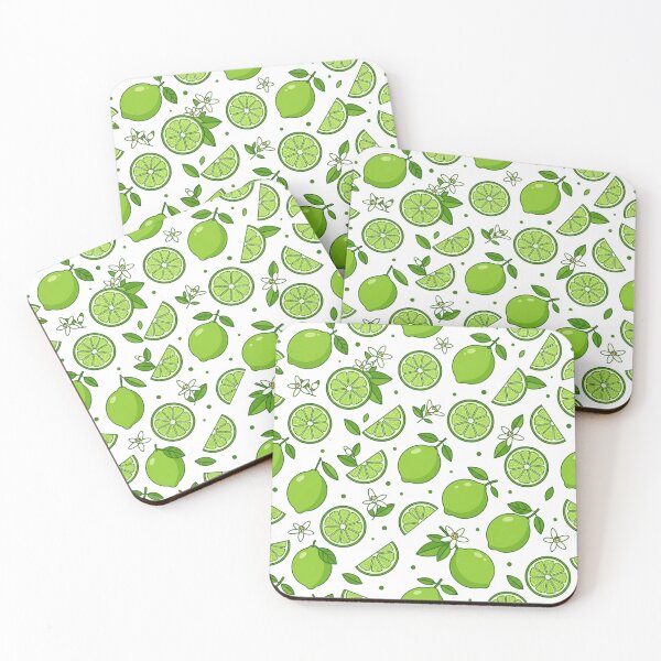 Item preview, Fresh Green Lime Fruit Seamless Pattern designed and sold by Owcomm.