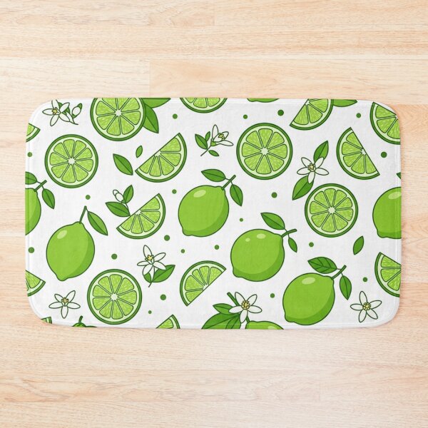 Item preview, Fresh Green Lime Fruit Seamless Pattern designed and sold by Owcomm.