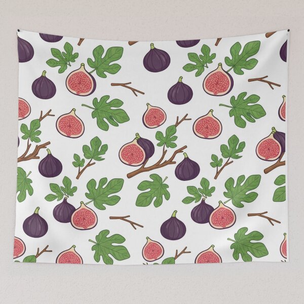 Item preview, Fresh Purple Fig Fruit Pattern designed and sold by Owcomm.