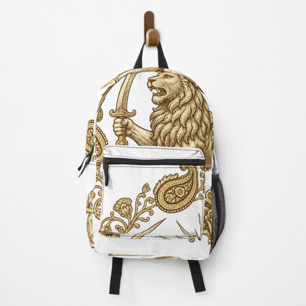 Item preview, Vintage Persian Lion and Sun Emblem – Shir o Khorshid Iran Heritage Design designed and sold by My Joyful Charm Store.