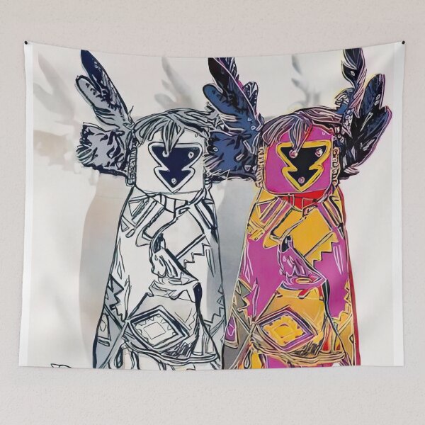 Item preview, Kachina Dolls (F. & S. II.381) - Signed Print by Andy Warhol designed and sold by stevengrossman.
