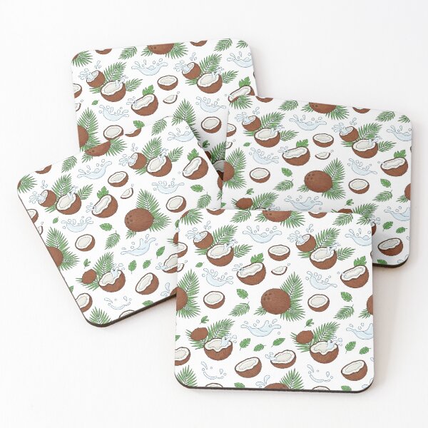 Item preview, Tropical Coconut Palm Leaves Summer Pattern designed and sold by Owcomm.