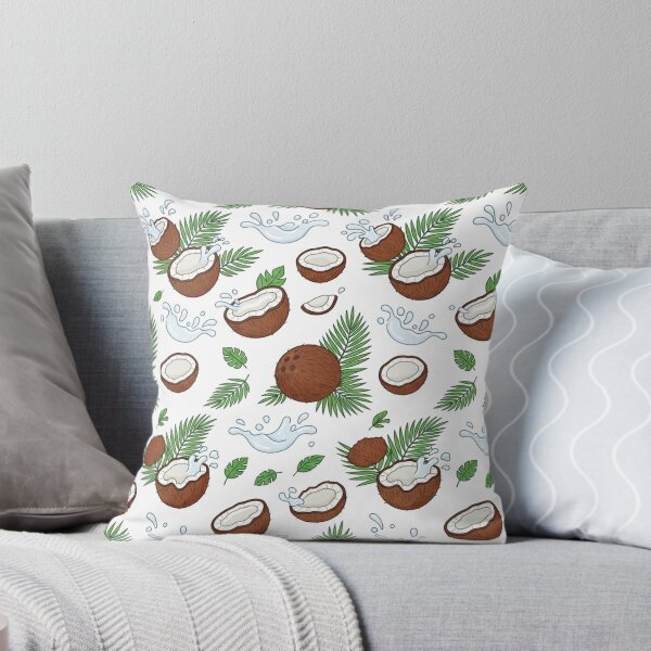 Item preview, Tropical Coconut Palm Leaves Summer Pattern designed and sold by Owcomm.