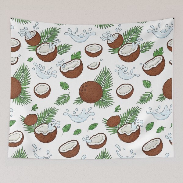 Item preview, Tropical Coconut Palm Leaves Summer Pattern designed and sold by Owcomm.
