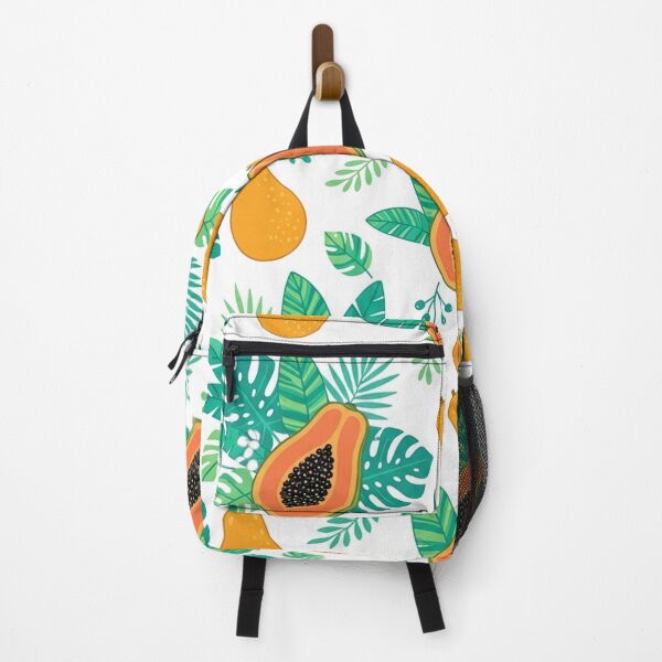 Item preview, Tropical Papaya Fruit and Leaves Pattern designed and sold by Owcomm.