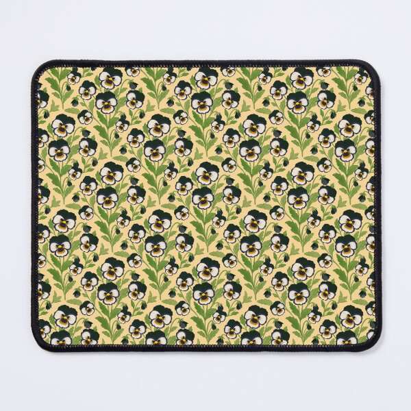 Item preview, Navy Pansies — Botanical Seamless Pattern designed and sold by LaPolilladPapel.