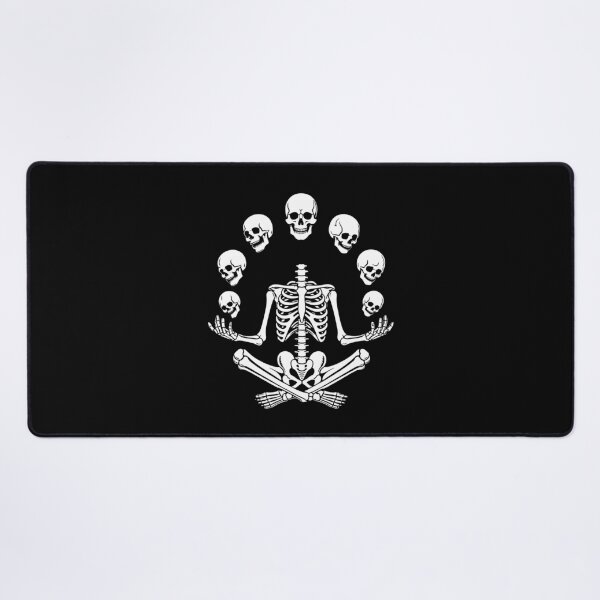 Item preview, Meditating Skeleton Yoga Skulls Halloween Shirt designed and sold by Krasnovaovaova.