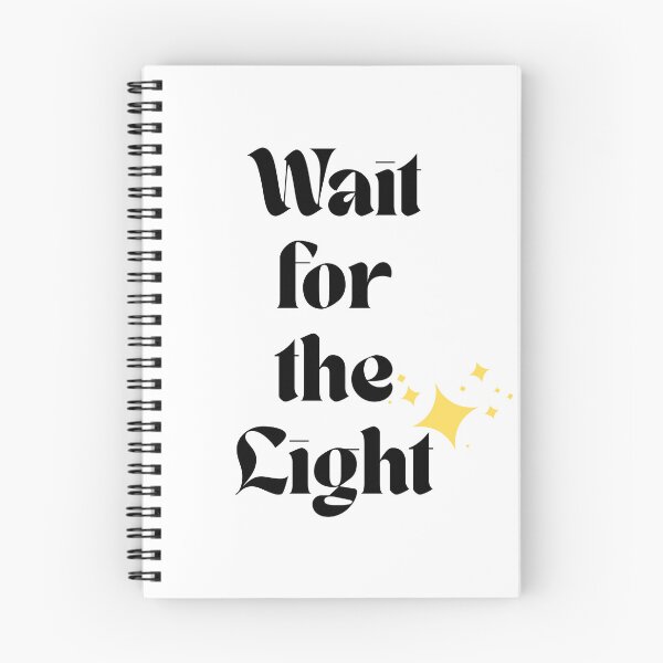 Item preview, Wait For The Light Retro Inspirational Quote Sparkle designed and sold by LensDyn™.