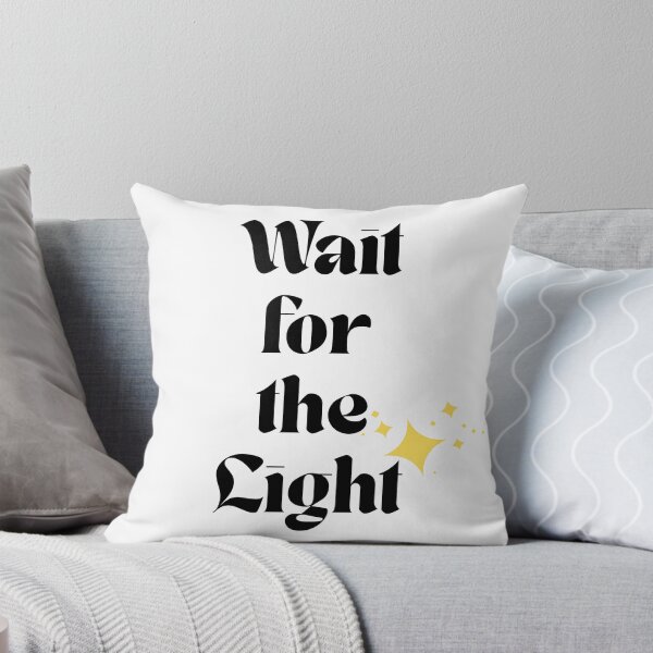 Item preview, Wait For The Light Retro Inspirational Quote Sparkle designed and sold by LensDyn™.