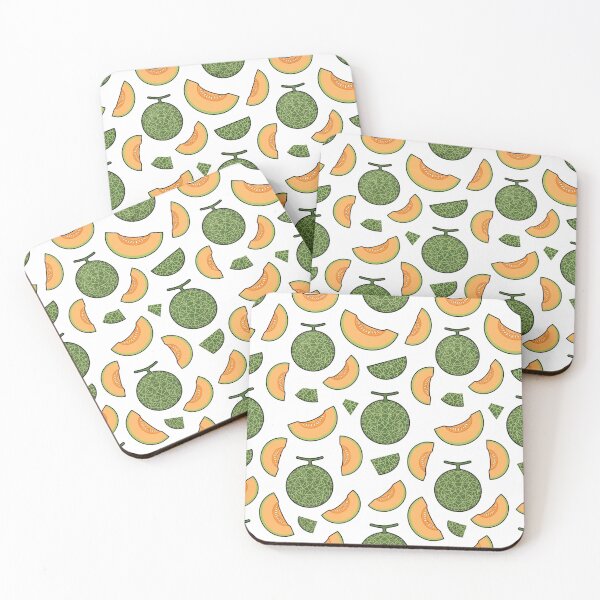 Item preview, Fresh Cantaloupe Melons Fruit Seamless Pattern designed and sold by Owcomm.