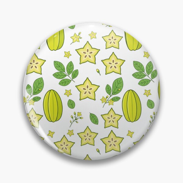 Item preview, Fresh Starfruit Tropical Fruit Pattern Illustration    designed and sold by Owcomm.