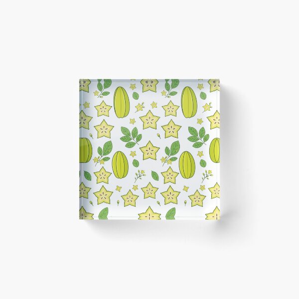 Item preview, Fresh Starfruit Tropical Fruit Pattern Illustration    designed and sold by Owcomm.