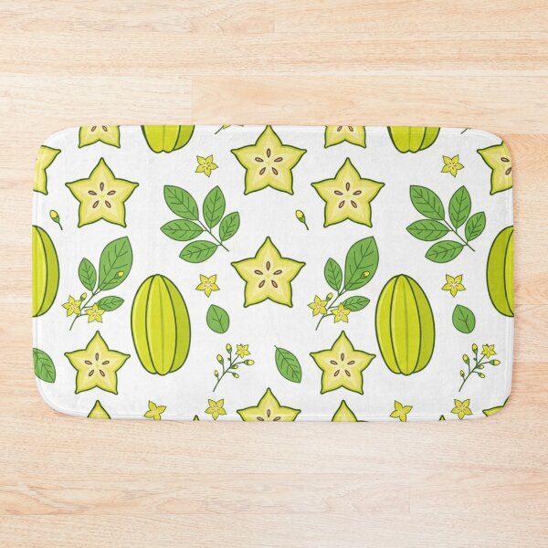 Item preview, Fresh Starfruit Tropical Fruit Pattern Illustration    designed and sold by Owcomm.