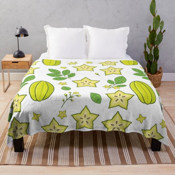 Item preview, Fresh Starfruit Tropical Fruit Pattern Illustration    designed and sold by Owcomm.