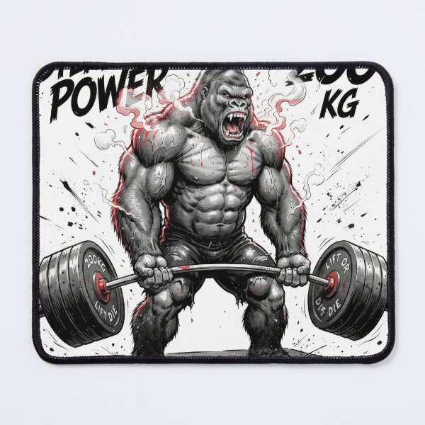 Item preview, Steaming Power Gorilla 200kg Heavy Deadlift designed and sold by Rahat3344.